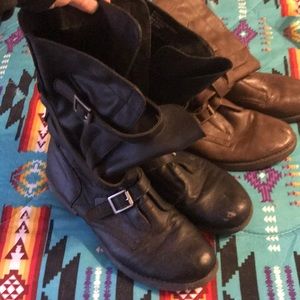 Madden Girl Shoes - Two pairs of madden girl floppy boots! Madden Girl Shoes - Two pairs of madden girl floppy boots!